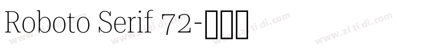 Roboto Serif 72字体转换